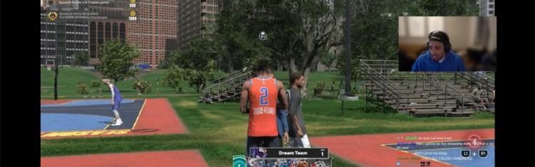 杀人诛心哈利伯顿直播玩2K 网友“亚历山大”过来偶遇